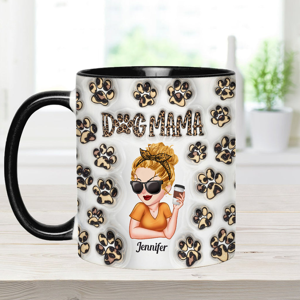 Baby Highland Cow Western Style - Personalisierte Tasse mit Hundemotiv