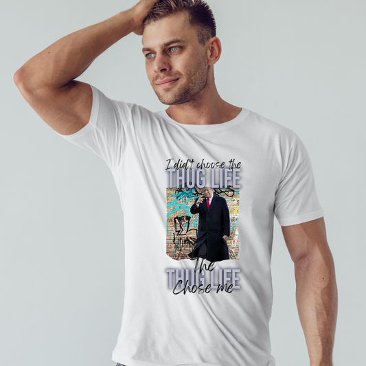 T-shirt « Thug Life Chose Me Trump », T-shirt « Im Voting For The FeI0n », T-shirt Donald Trump, T-shirt Trump 2024