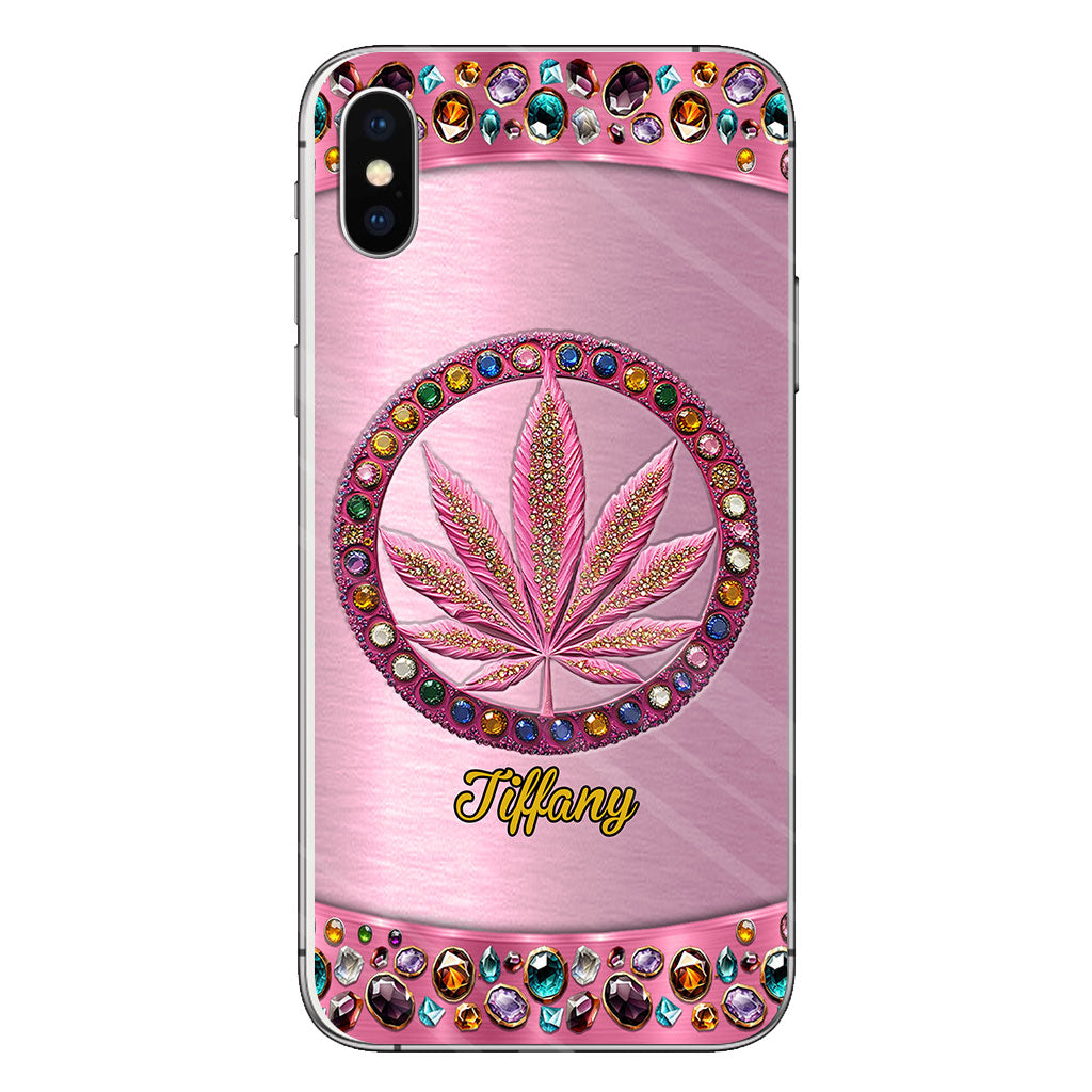 Stoner Chick - Personalized Weed Clear Phone Case