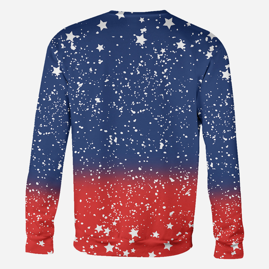 Horse Independence Day Pattern - Personalized Horse All Over Shirt