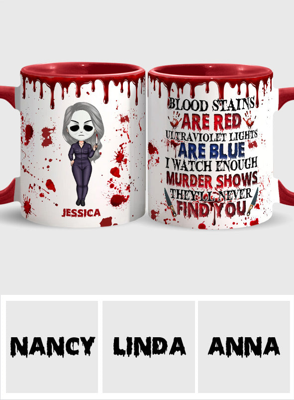 True Crime Mug - Personalized Accent Mug