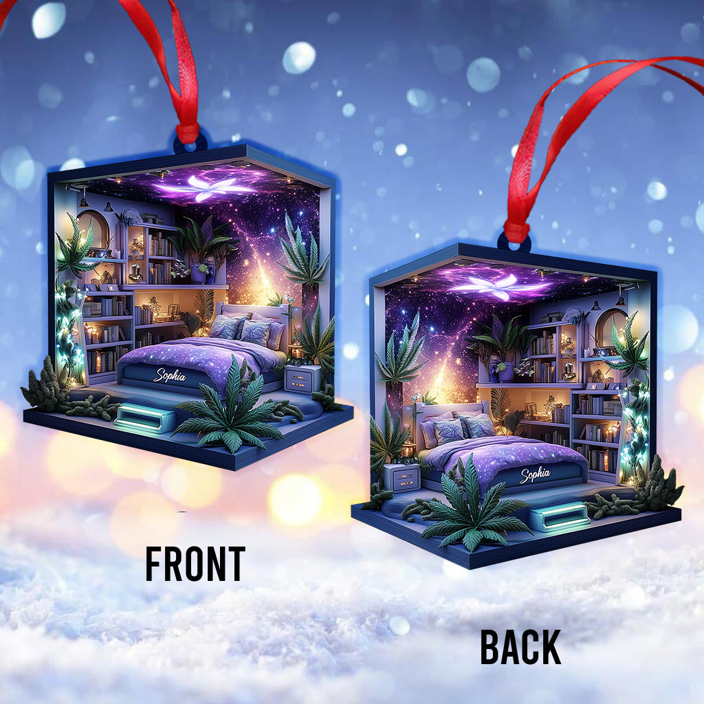 Magic Leaf Room - Ornement de cannabis personnalisé