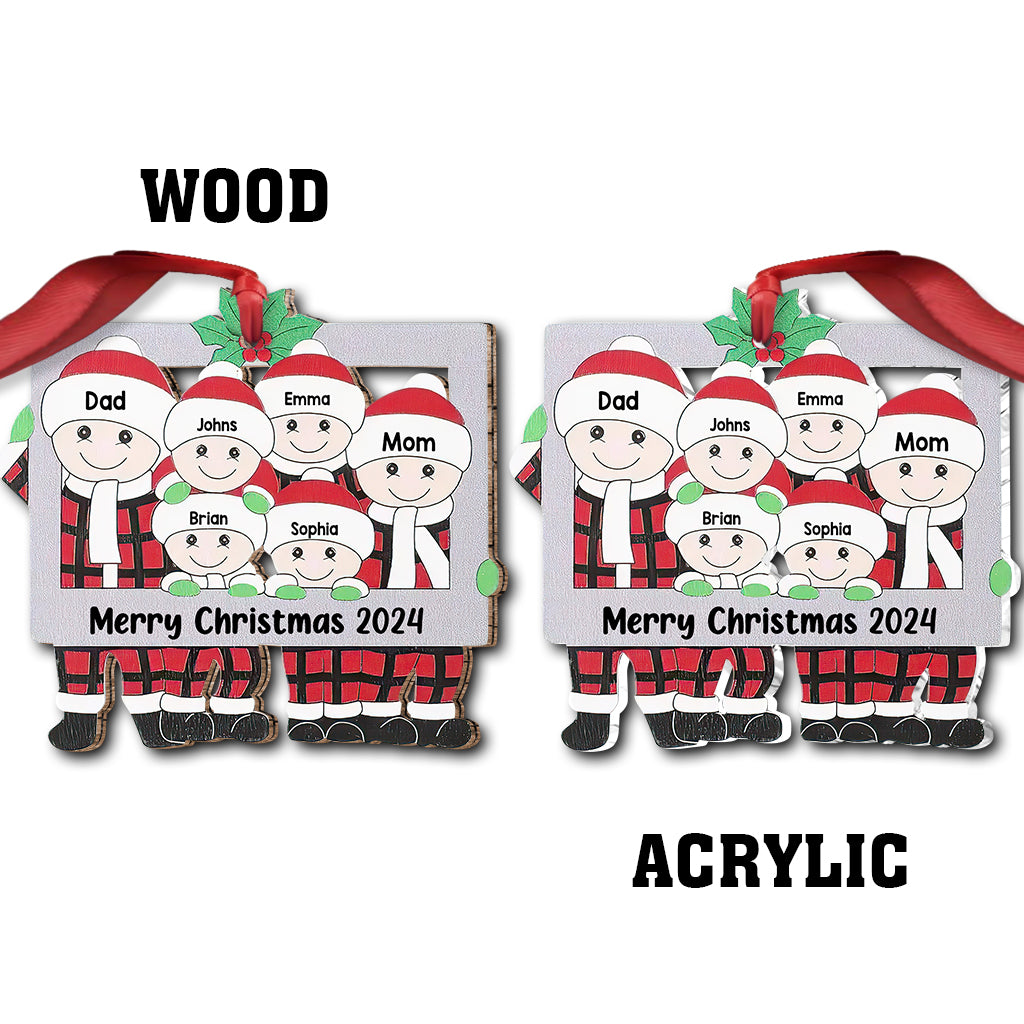 Frohe Weihnachten – Personalisierter Familienschmuck