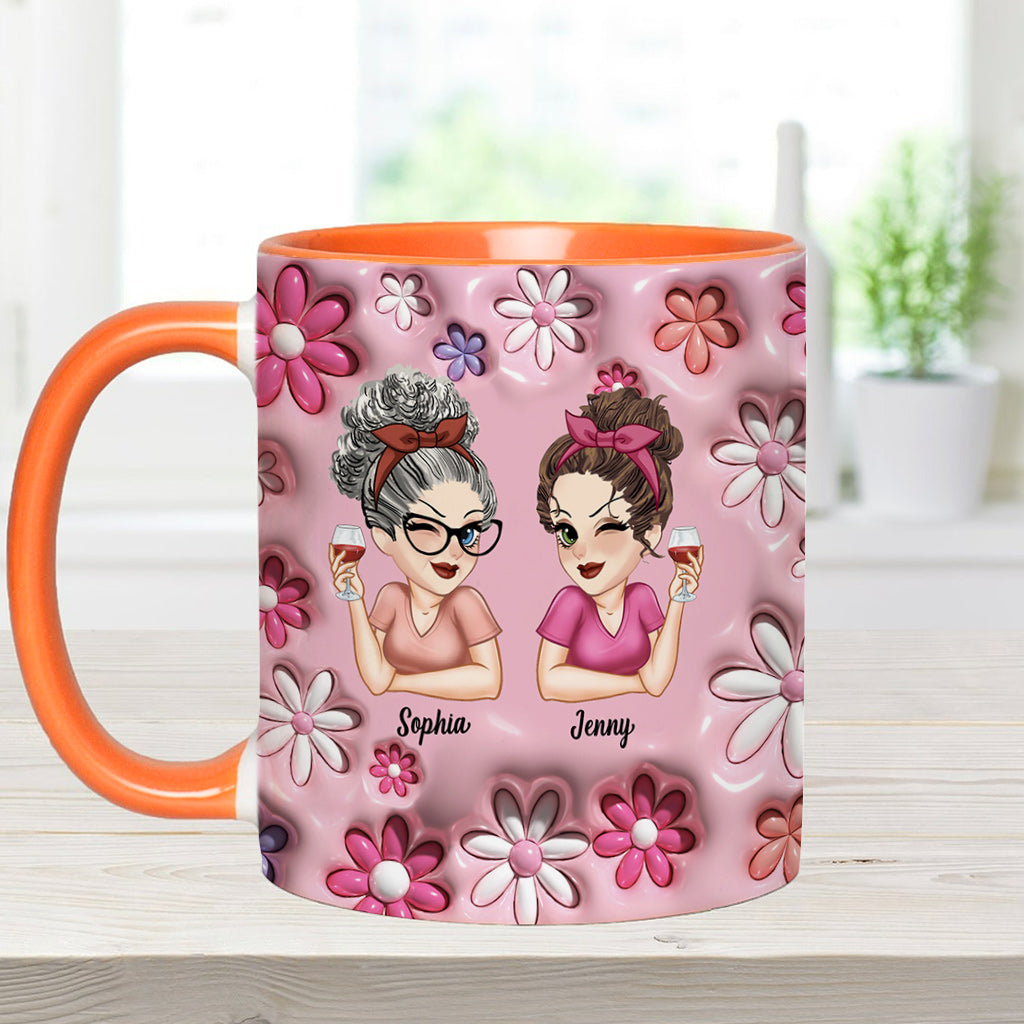 To My Daughter - Personalized Daughter Accent Mug