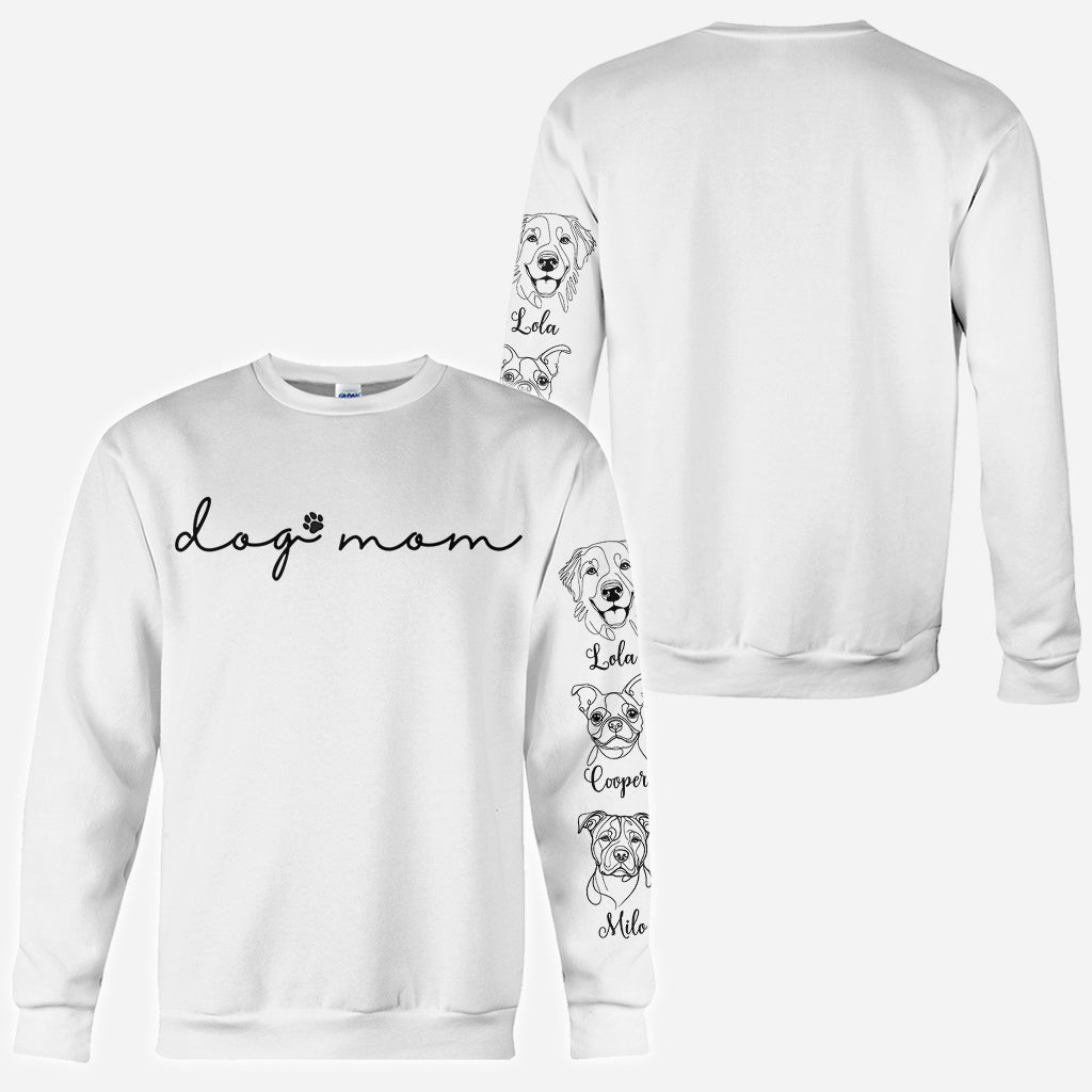 Hundemama - Personalisiertes T-Shirt mit Hundemotiv