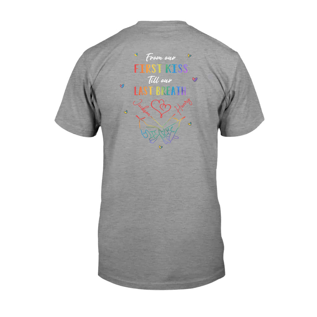 Ich halte dich fest – Personalisiertes LGBT-Unterstützungs-T-Shirt und Hoodie