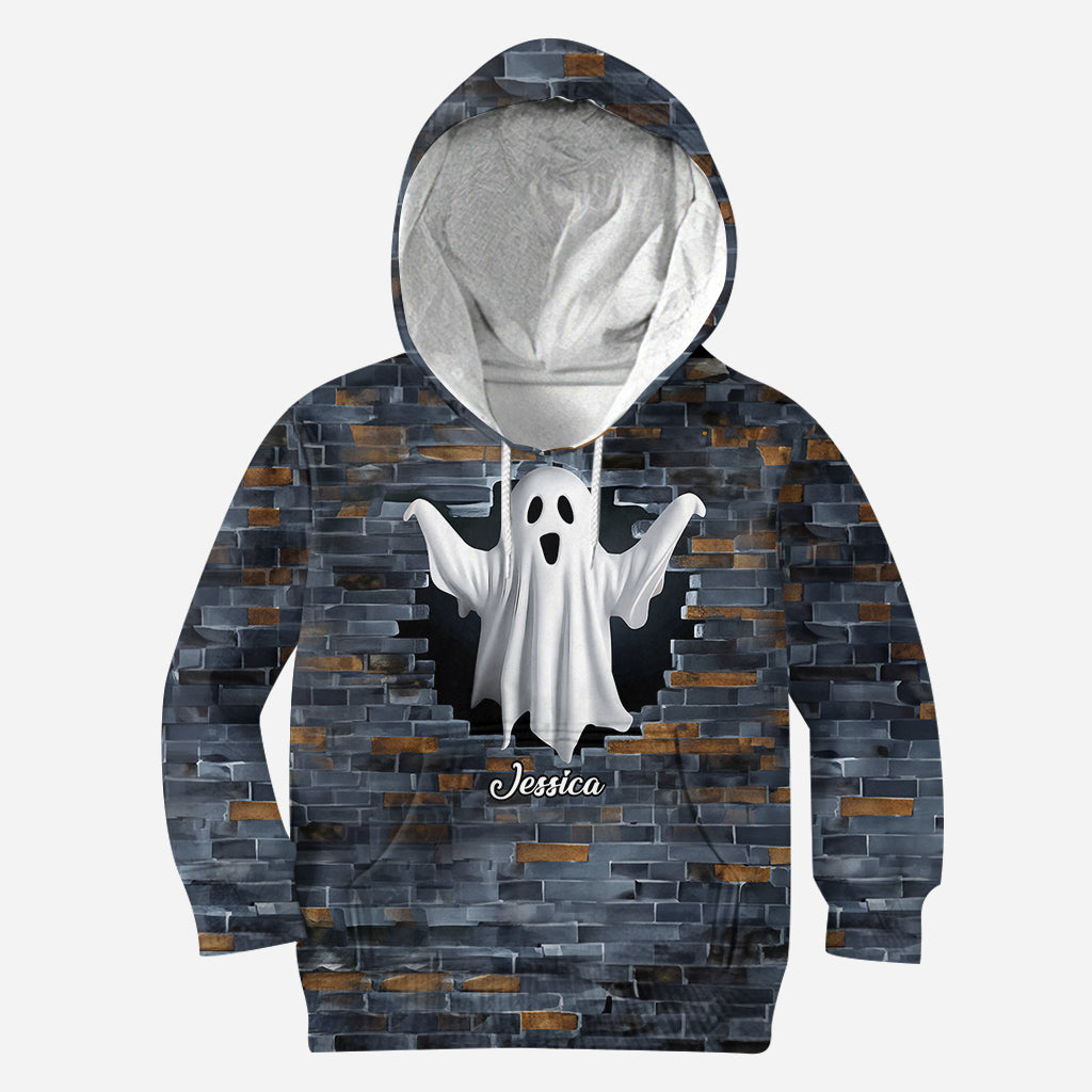 Funny Ghost Couple - Personalized Couple All Over Shirt