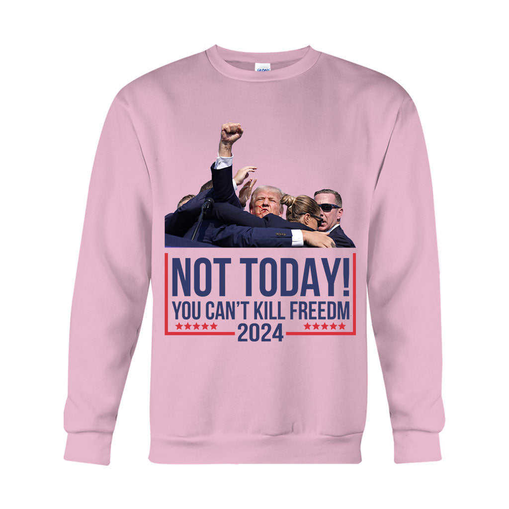 T-shirt « Pas aujourd'hui », T-shirt « Ne jamais se rendre », T-shirt « Luttons pour l'Amérique », T-shirt de rallye rétro, T-shirt « Luttons, combattons, combattons »