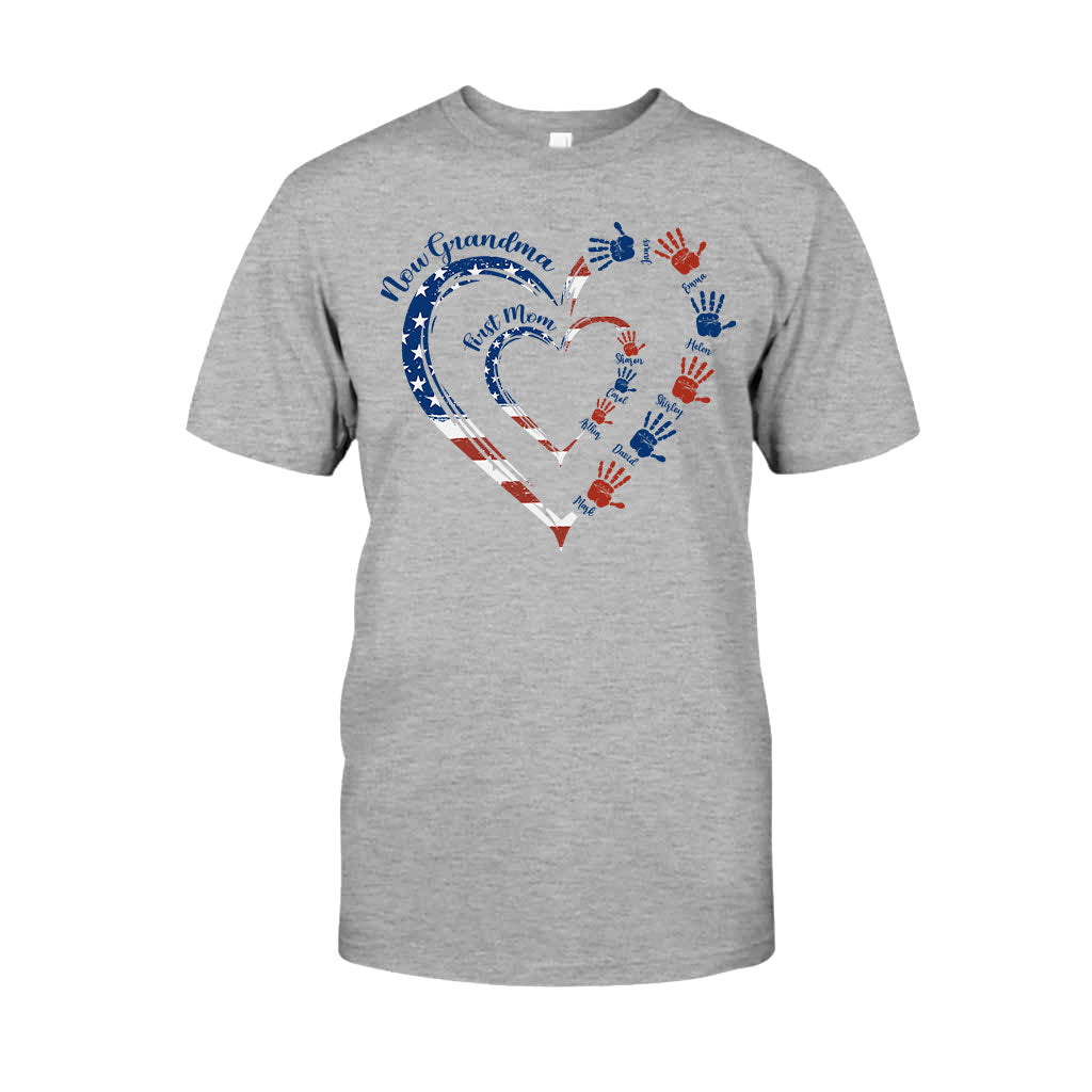 Erst Mama, jetzt Oma – Personalisiertes Oma-T-Shirt und Hoodie