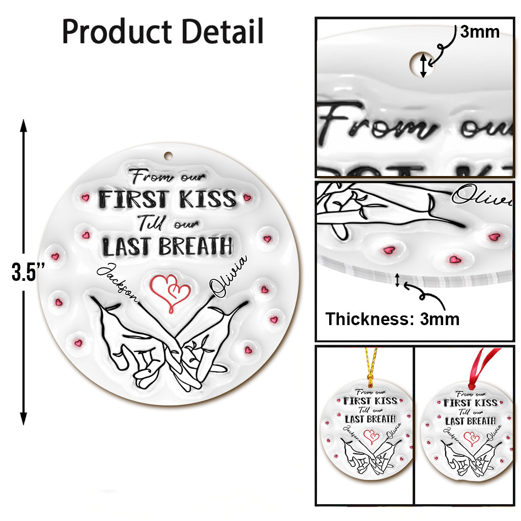 I Met You I Loved You - Personalized Couple Ornament