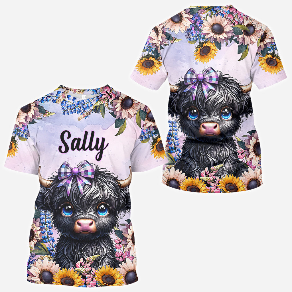 T-shirt personnalisé « Petite vache mignonne »