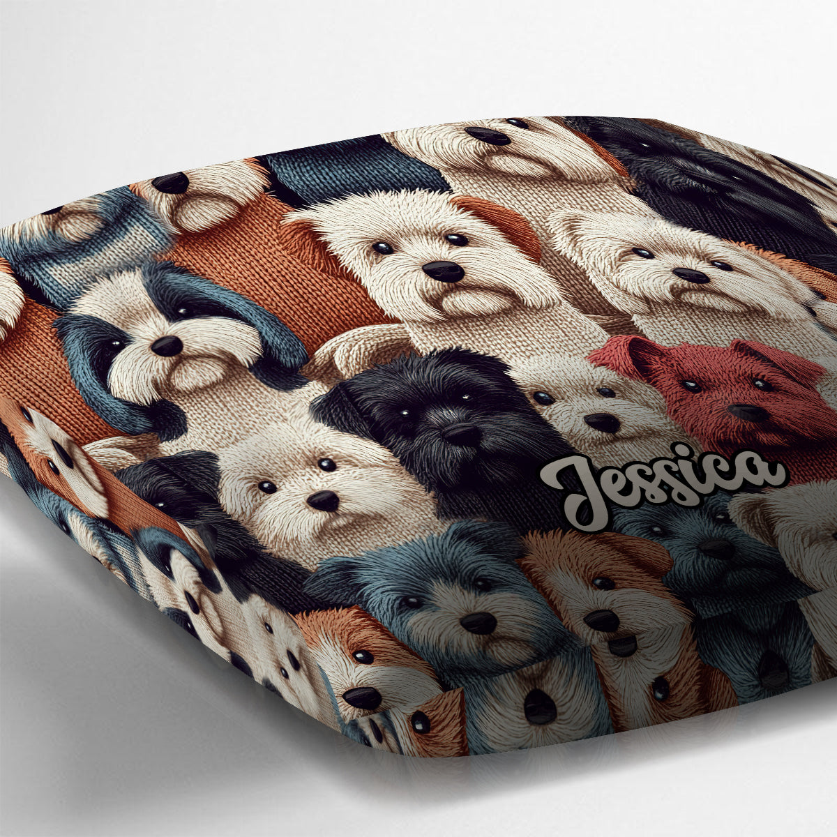 Coussin décoratif personnalisé à motif chien - Motif chien