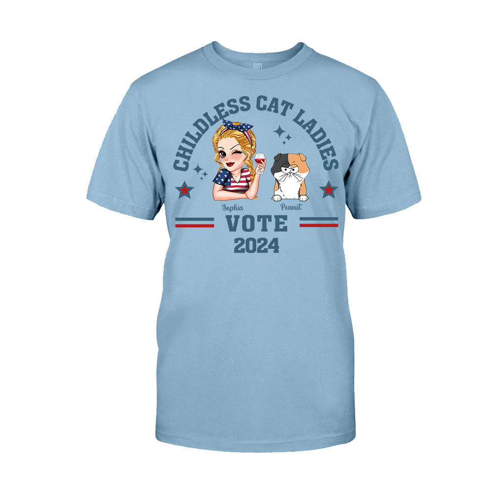 Childless Cat Ladies - Personalized Cat T-shirt And Hoodie