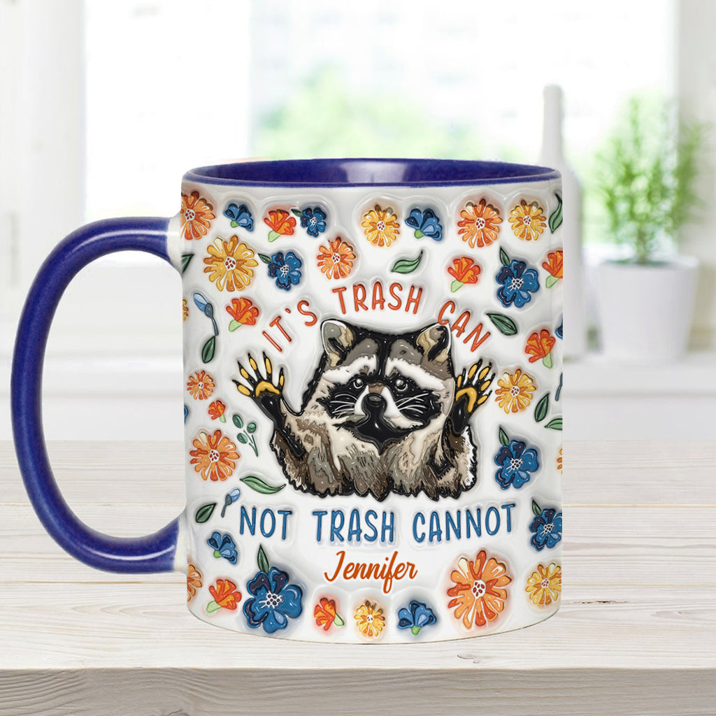 Funny Motivation Raccoon - Personalized Raccoon Accent Mug