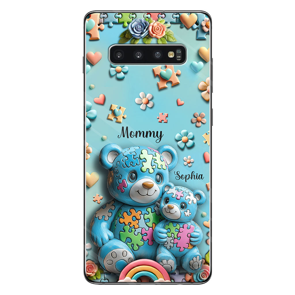 Mama Bear - Personalized Autism Awareness Phone Case