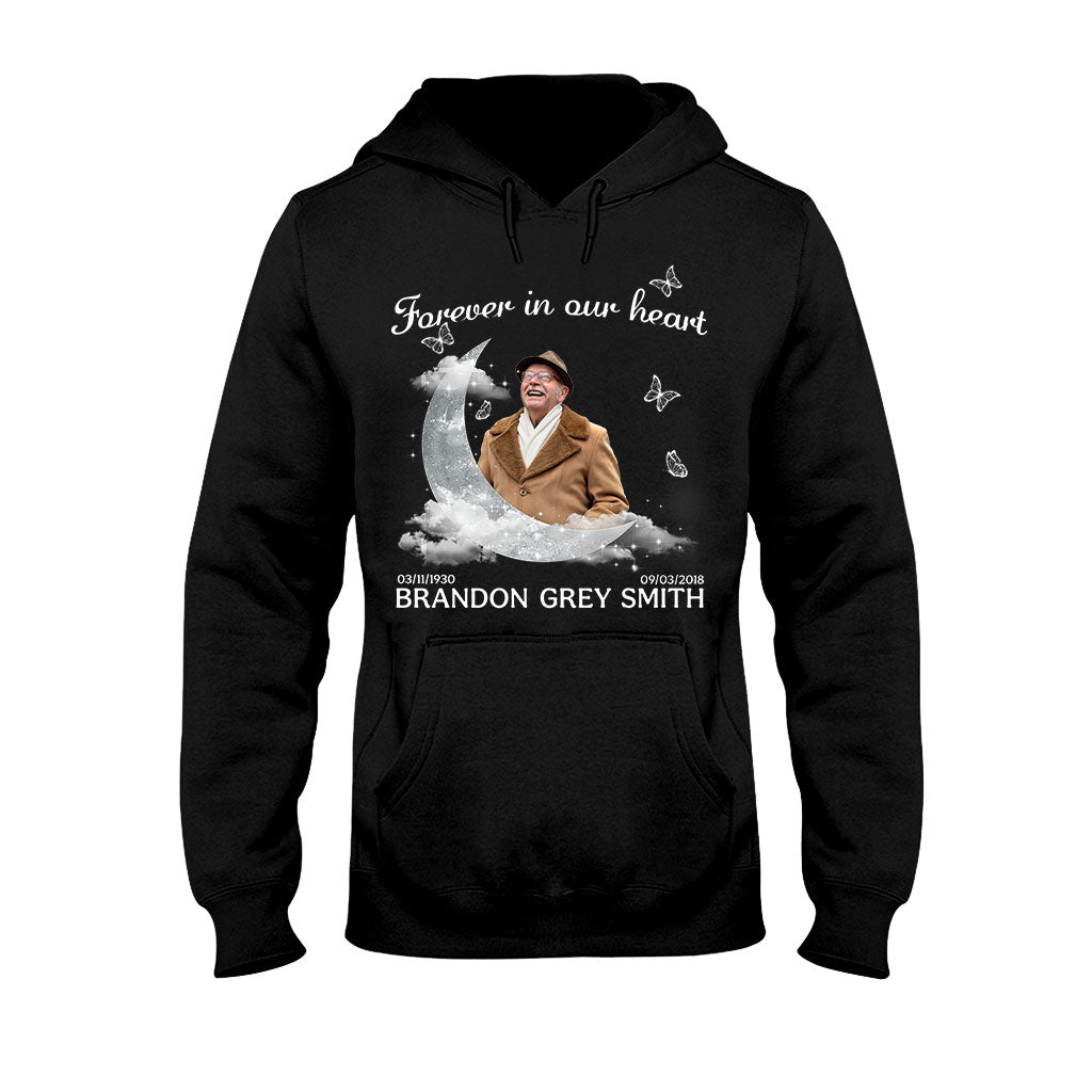 Forever In Our Heart - Personalized Memorial T-shirt And Hoodie