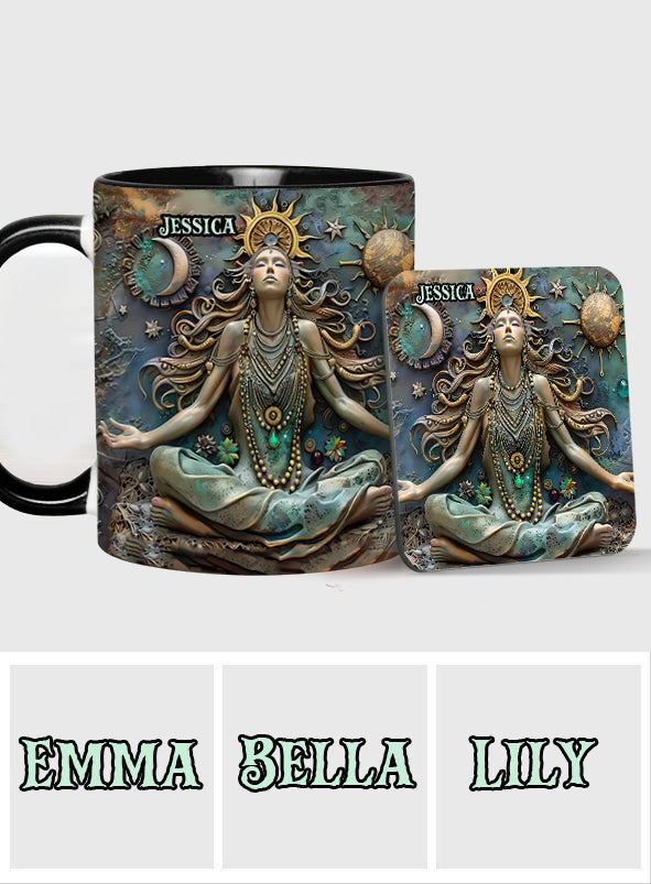 Lose Your Mind Find Your Soul - Personalized Yoga Accent Mug