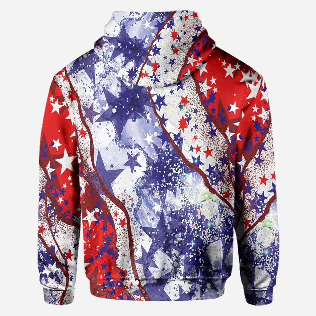 T-shirt personnalisé intégral « Vache des Highlands » pour le 4 juillet