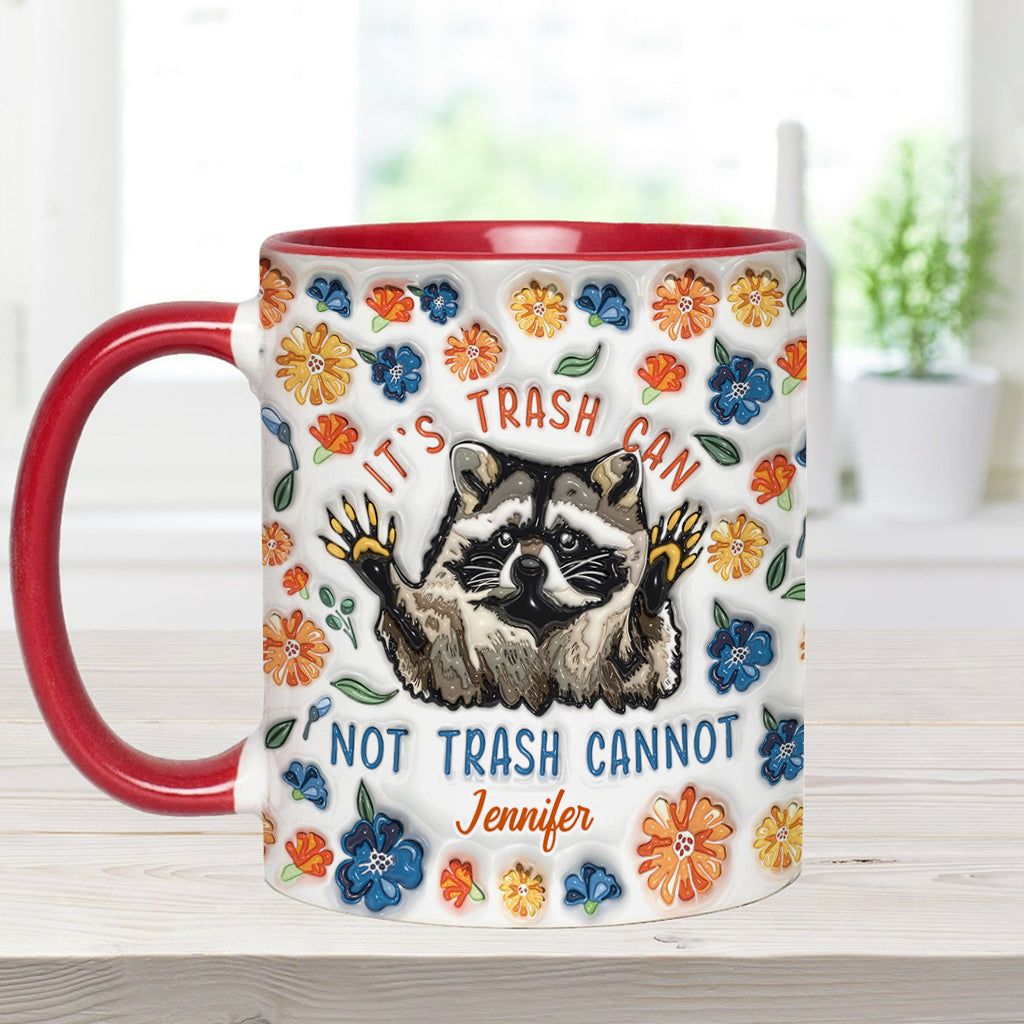 Funny Motivation Raccoon - Personalized Raccoon Accent Mug
