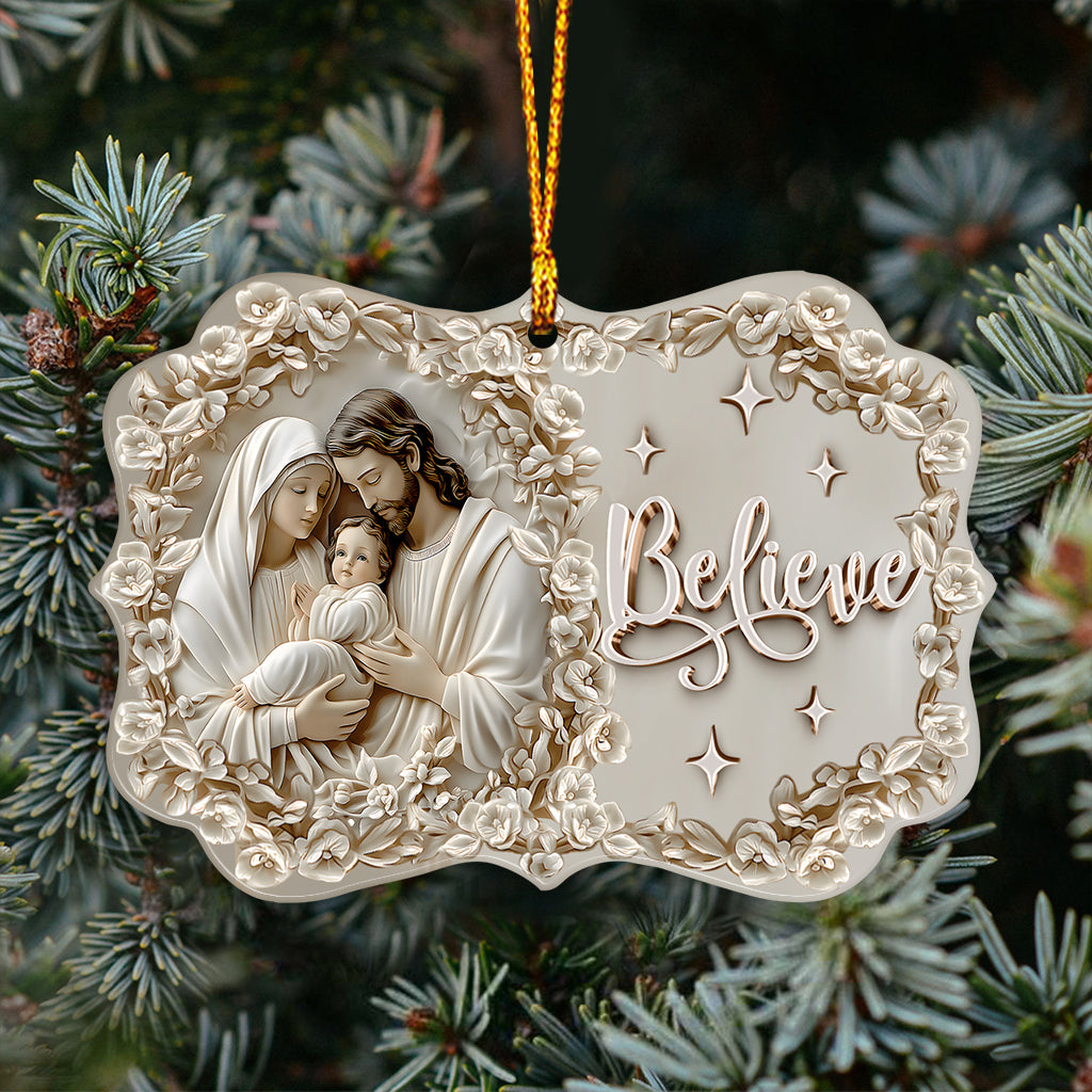 Believe - Christian Ornament
