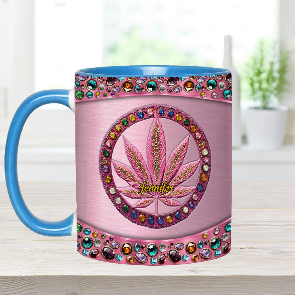 Stoner Chick - Personalized Weed Accent Mug