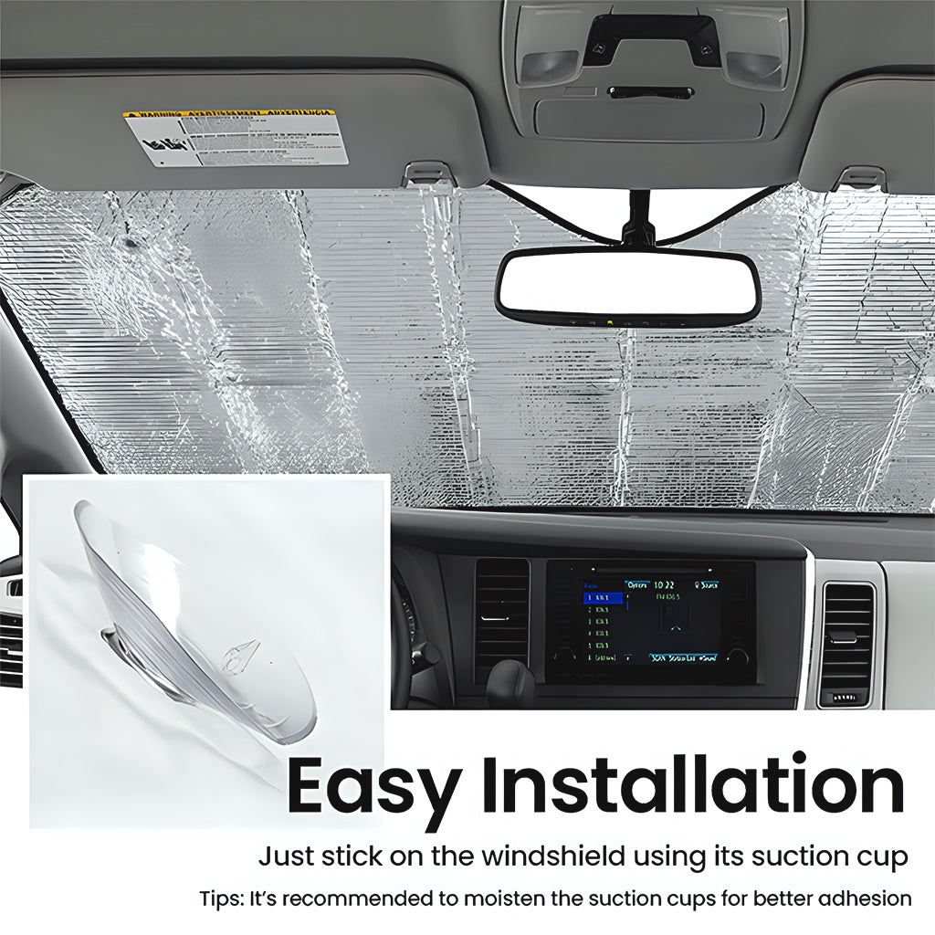 Pare-soleil de voiture familial personnalisé pour la fête nationale américaine - Idée cadeau amusante pour toute la famille