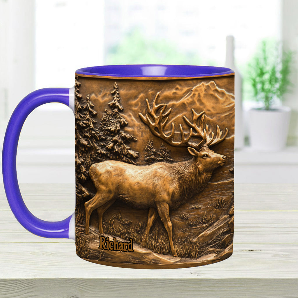 Mug personnalisé sur le thème de la chasse au cerf