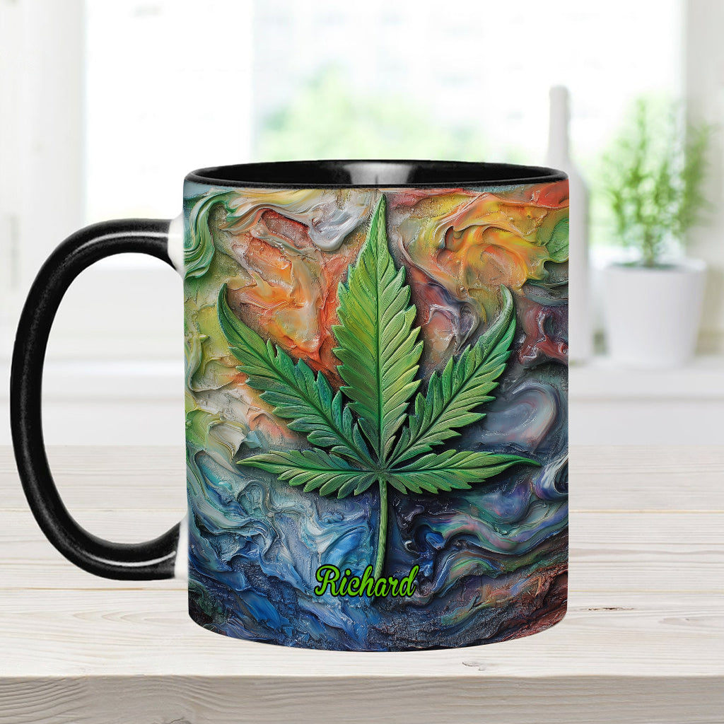 Let's Get Light - Mug personnalisé avec une touche cannabis