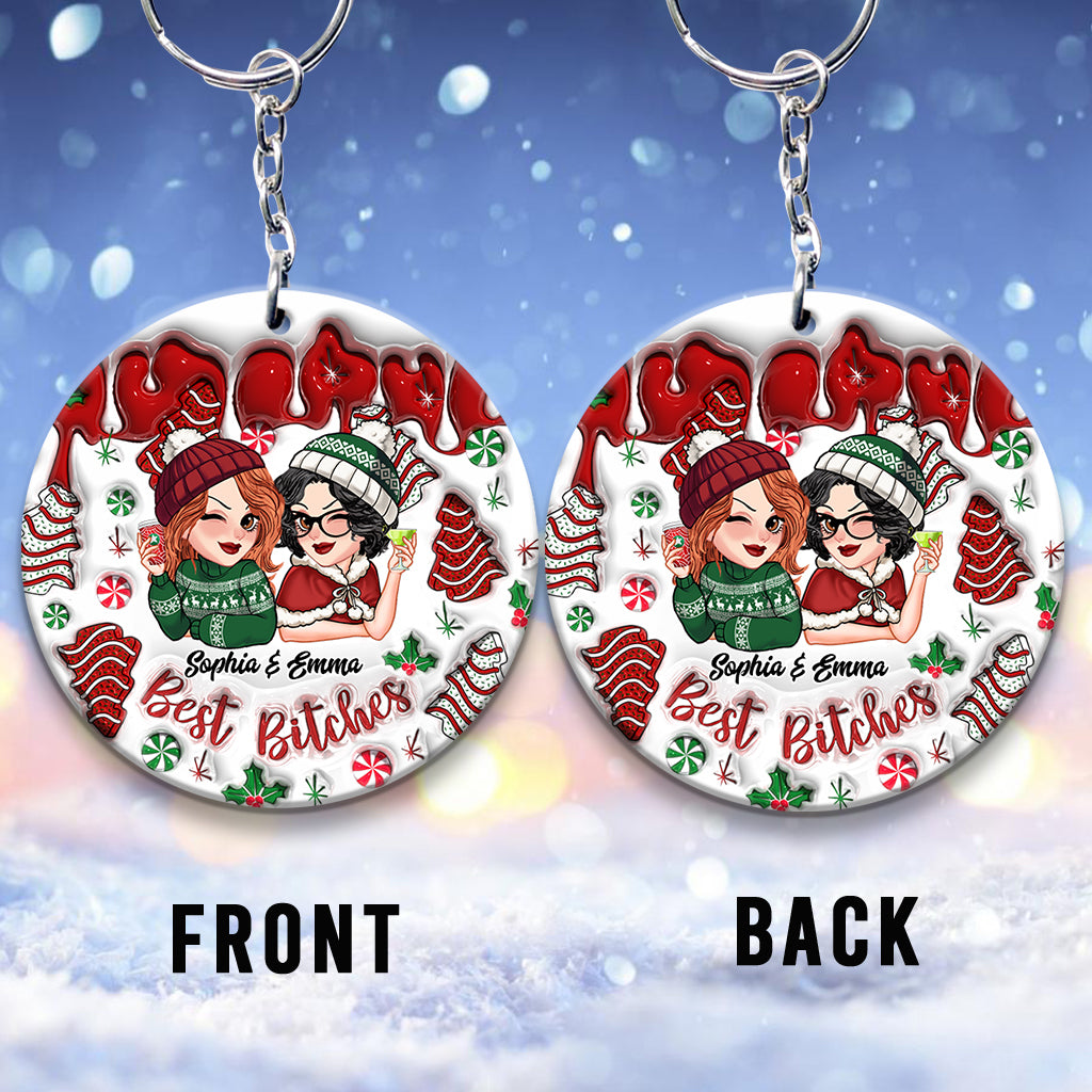 Best Bitches - Personalized Bestie Keychain