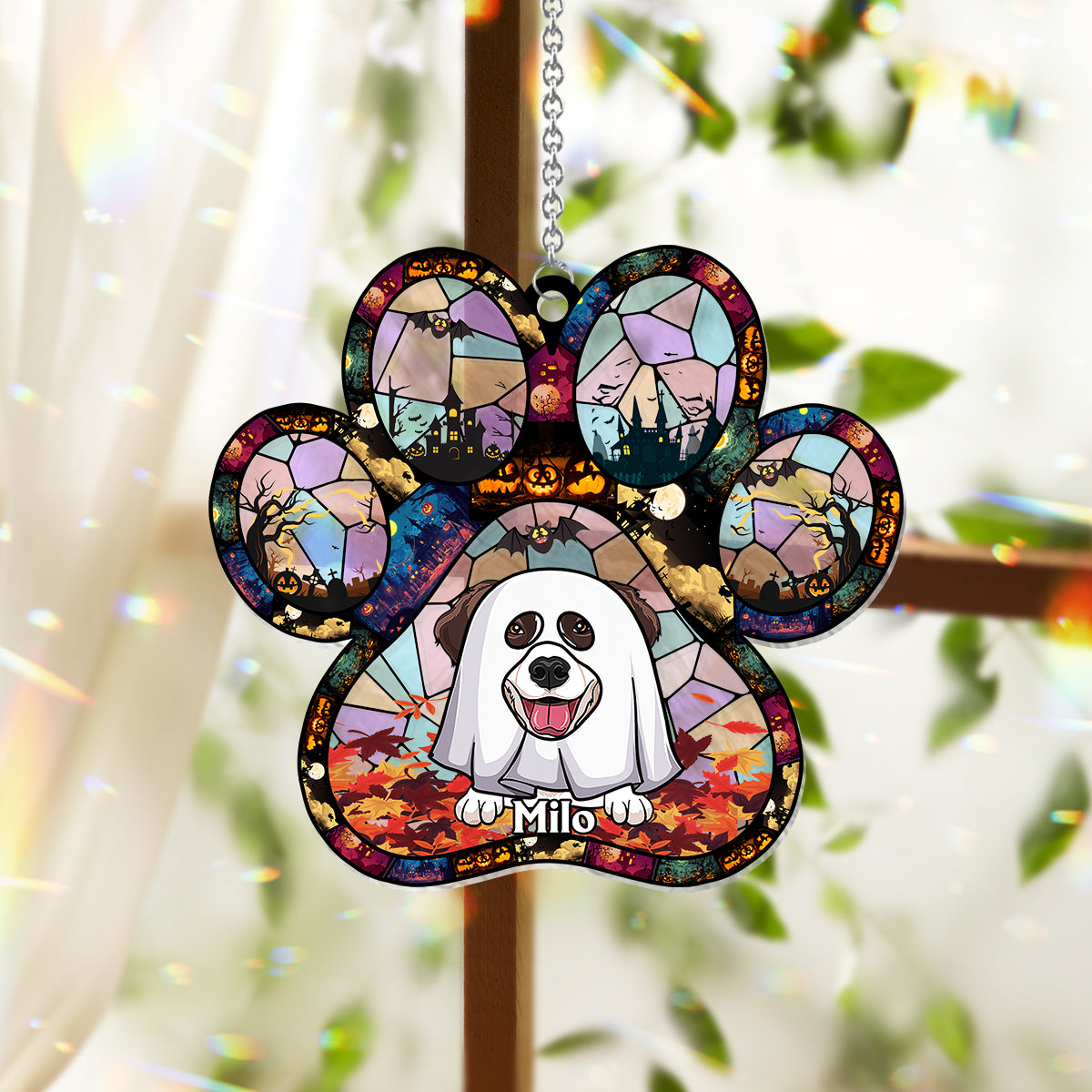 Hope You Like Dogs - Personalized Dog Window Hanging Suncatcher Ornament