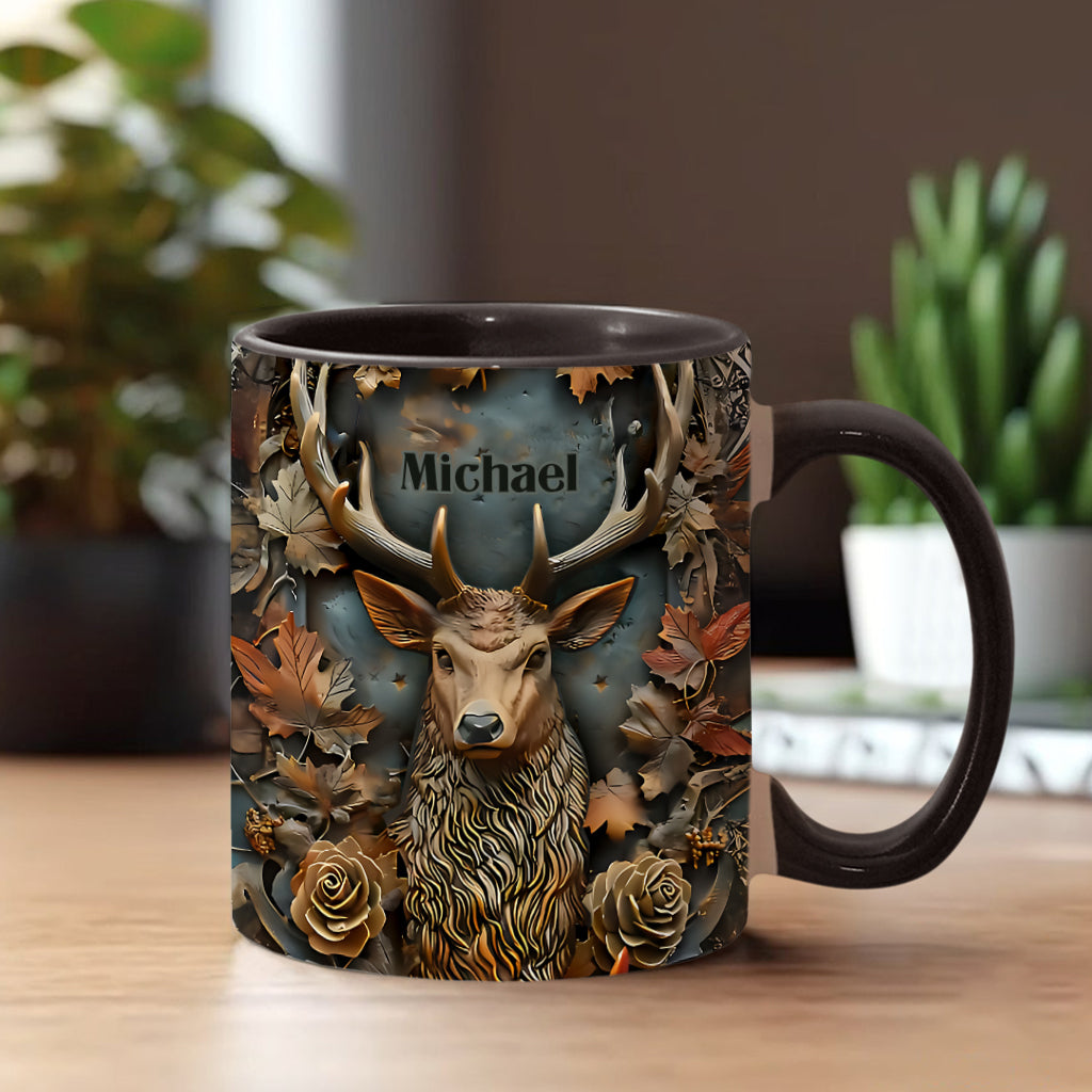 Liebe zur Jagd – Personalisierte Tasse mit Jagdmotiv