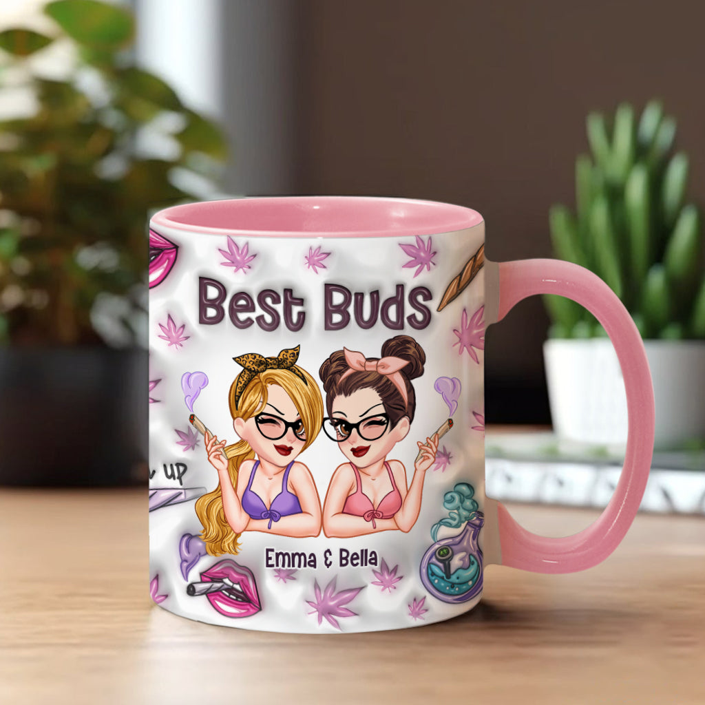 Puzz Puzz Pass - Personalized Weed Accent Mug