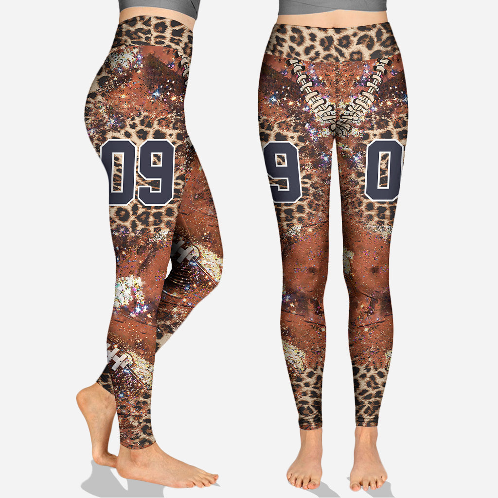 Any Title My Favorite Football Player Calls Me - Personalized Football Hoodie and Leggings