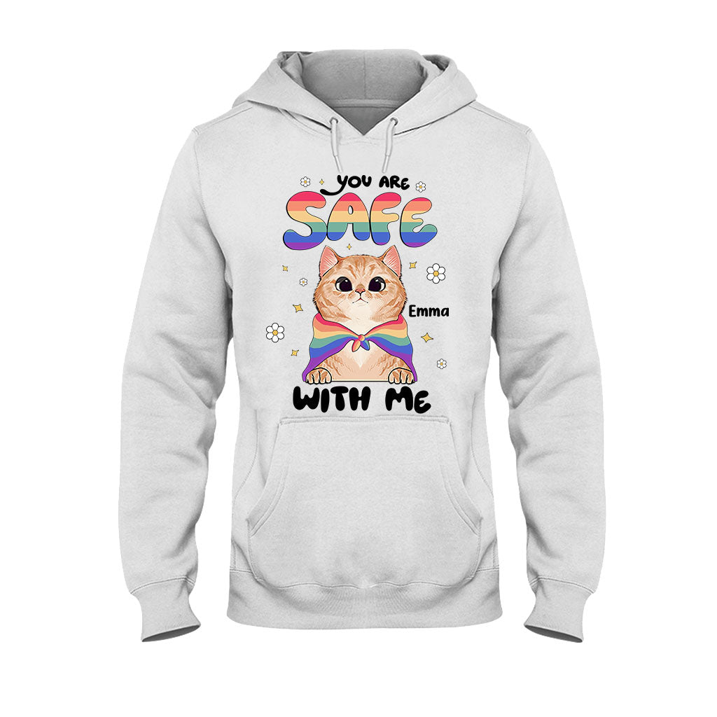 You Are Safe - Personalized LGBT Support T-shirt And Hoodie