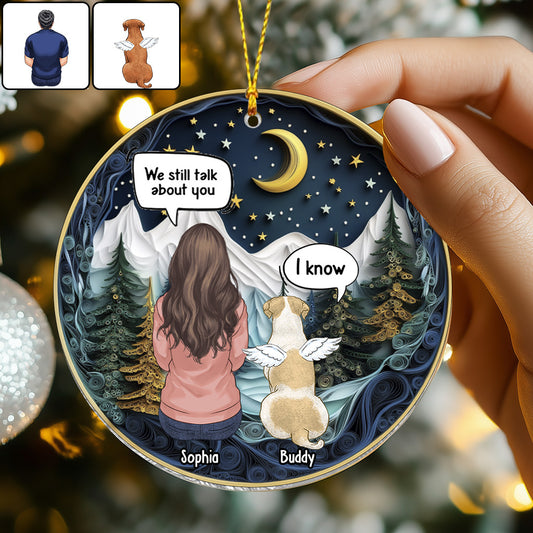Miss You Always - Personalized Dog Ornament