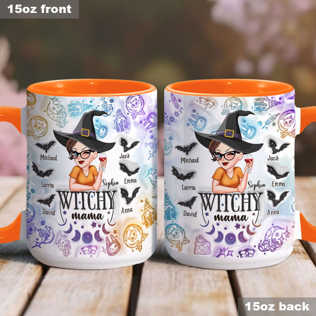 Witchy Mama Grandma - Personalized Witch Accent Mug