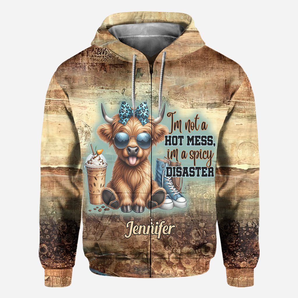 Je ne suis pas un désastre ambulant - T-shirt personnalisé intégral