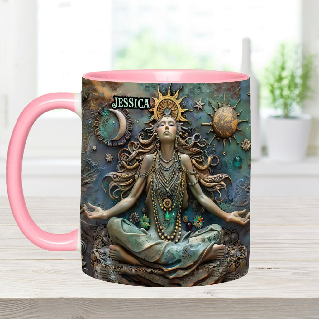 Lose Your Mind Find Your Soul - Personalized Yoga Accent Mug