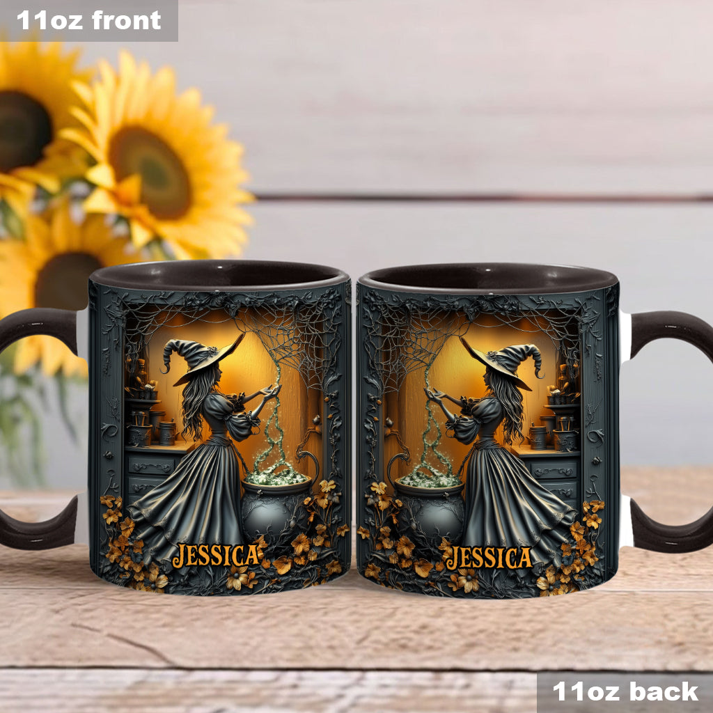 Beautiful Witch - Personalized Witch Accent Mug