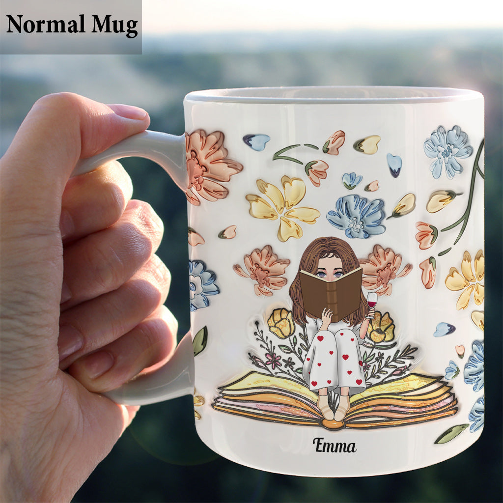 Just A Girl Who Loves Books - Personalized Book Mug