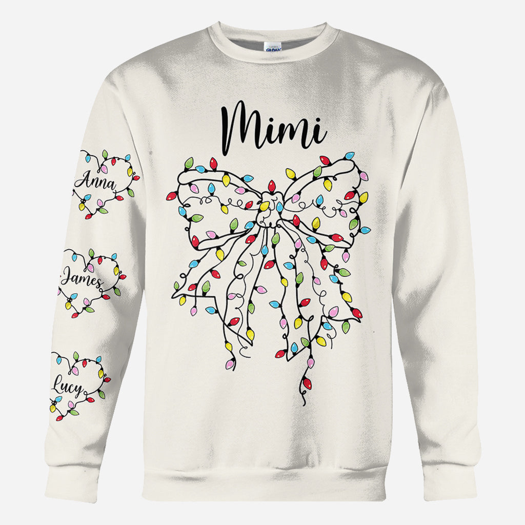 Grandma Christmas - Personalized Grandma All Over Shirt
