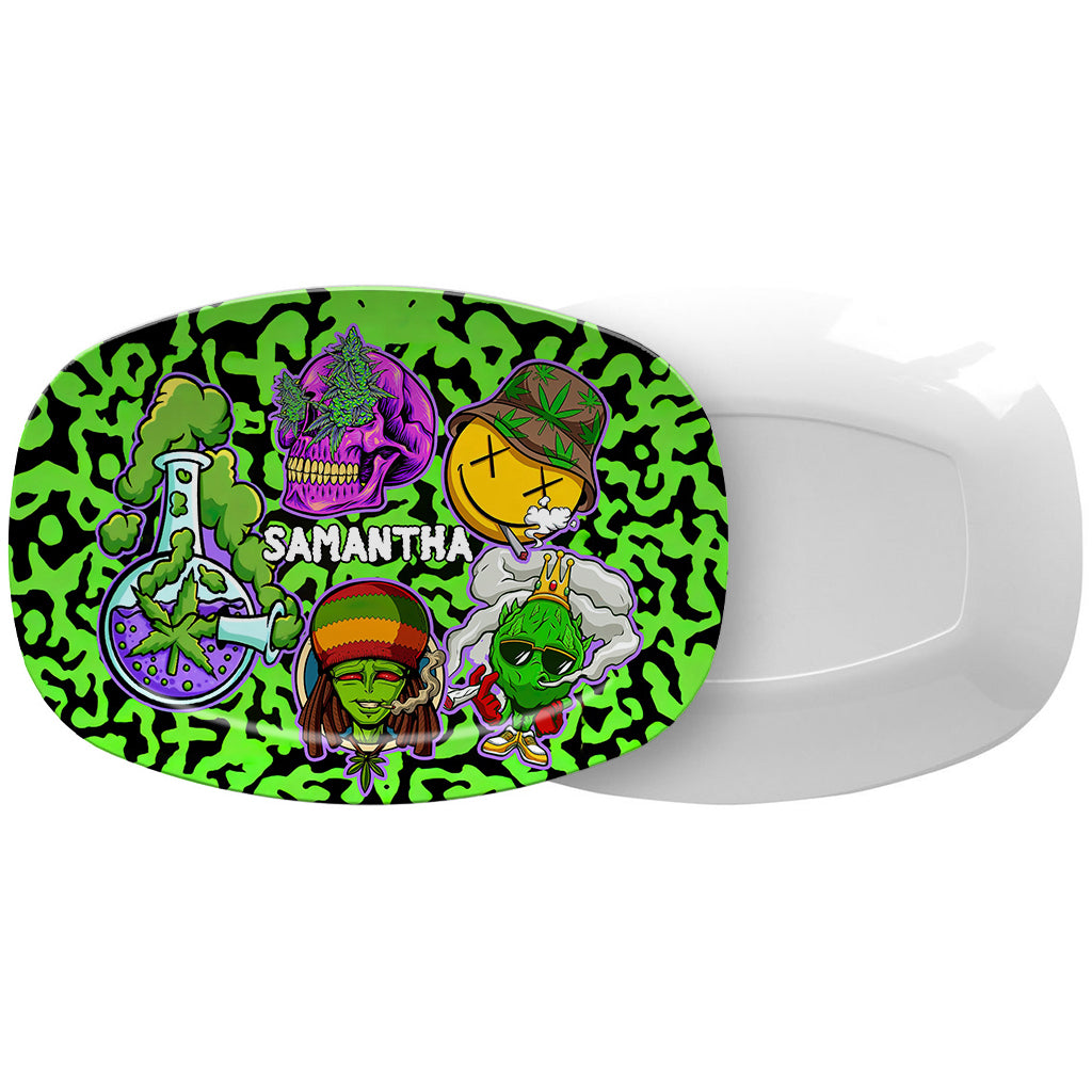 Keep One Rolled 420 - Personalized Weed Plate