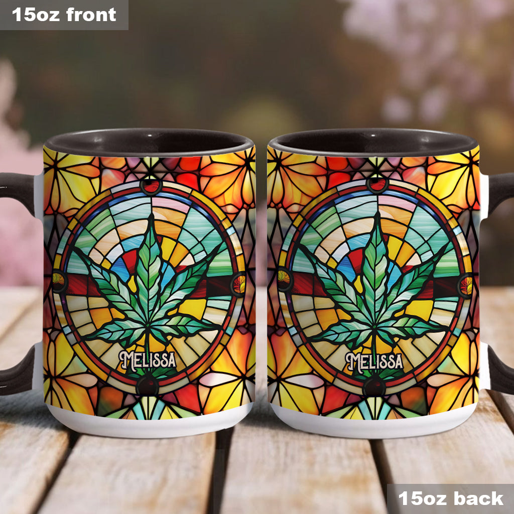 It's 420 somewhere - Personalized Weed Accent Mug
