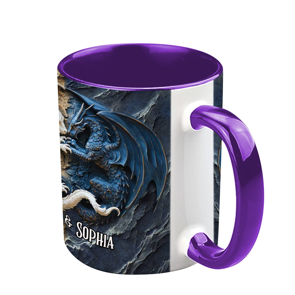 Mug personnalisé « J’adore les dragons »