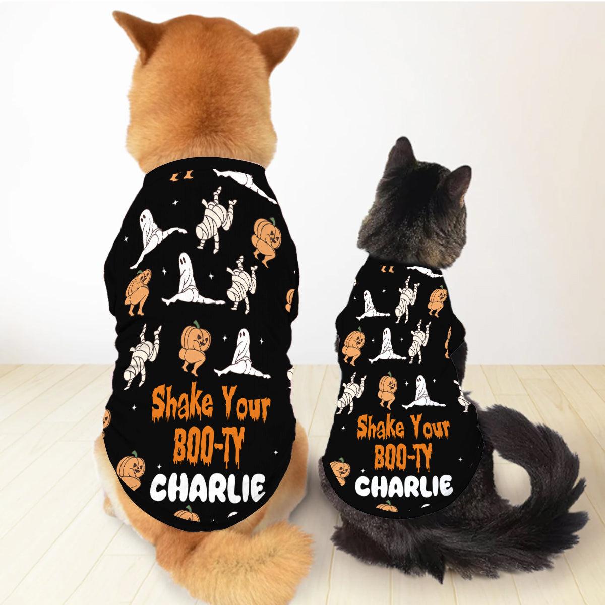 Shake Your Boo-ty - Personalized Dog Pet Shirt