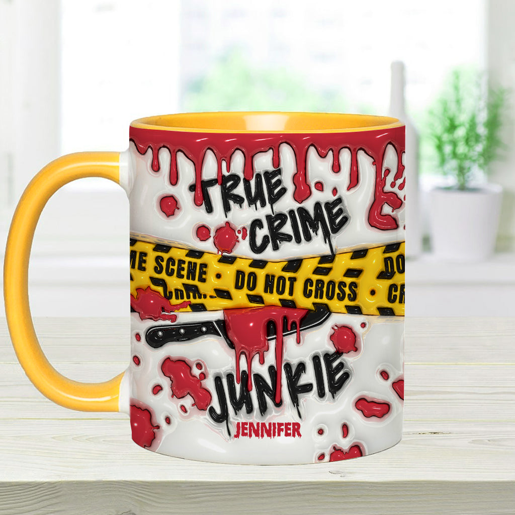 Do Not Cross - Personalized Accent Mug