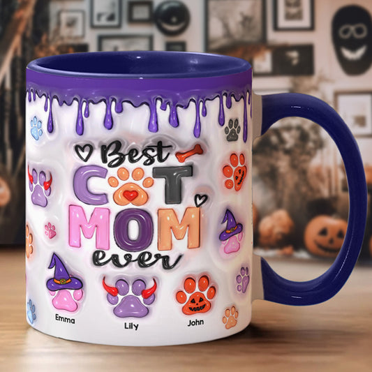 Die beste Hundemama, Katzenmama, Hundepapa, Katzenpapa aller Zeiten – personalisierte Tasse mit Hundemotiv