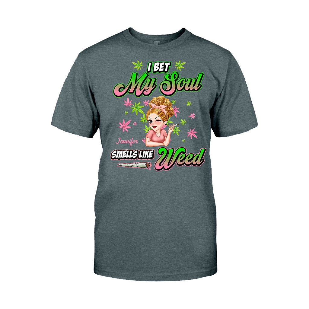 Ich wette, meine Seele riecht nach Gras – Personalisiertes Gras-T-Shirt und Hoodie