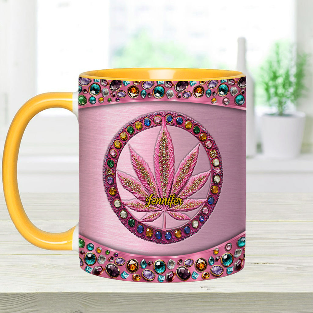 Stoner Chick - Personalized Weed Accent Mug