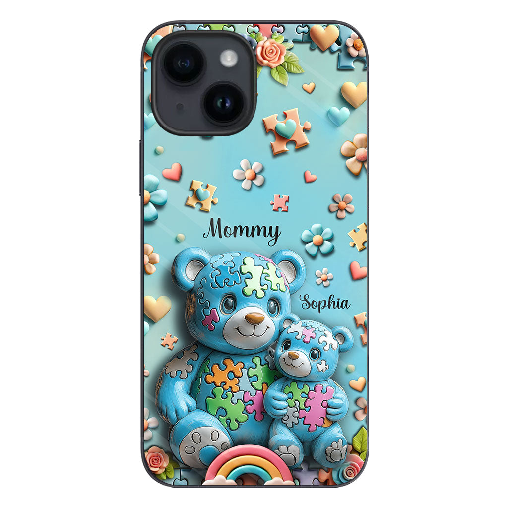 Mama Bear - Personalized Autism Awareness Phone Case